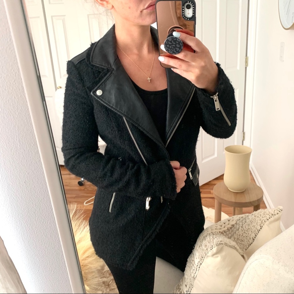 Zara Black Biker Jacket